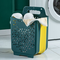 Dirty clothes basket foldable dirty clothes storage basket bathroom wall hanging laundry basket bathroom put clothes artifact dirty clothes basket