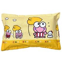 Cotton children cartoon pillow kindergarten nap pillow 3-6-10 years old cotton pillow core cotton pillow cover removable and washable