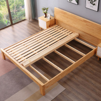 Solid wood folding hard bed board gasket log hard mattress wooden slats whole piece of fir row skeleton soft bed hardening artifact