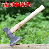 Old-fashioned axe woodwork axe cutting wood axe tree cutting wood axe outdoor axe camping axe hand forged