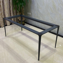 Italian rock plate dining table feet Solid aluminum alloy feet Marble dining table feet Table foot bracket Conference table legs custom