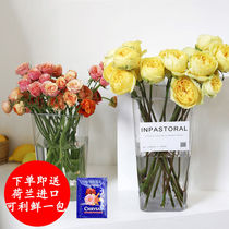 Transparent acrylic flowers Bucket Flower Bucket Flower Bouquet Vase Plastic style Waking Flower barrel Flower Shop Home