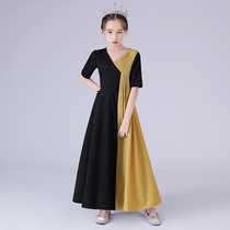 Childrens dress Princess skirt chorus performance Girls Primary School students National Day performance recitation piano performance costume