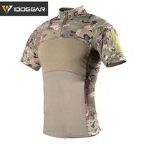 Small steel scorpion summer new frog suit short sleeve sports camouflage shirt quick-drying T-shirt cotton elastic tactical T-shirt