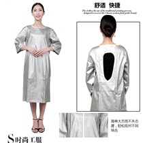 Pet shop bathing work clothes Non-stick wool clothes Long-sleeved apron Hair-proof cat dog waterproof clothes Shop beauty robe