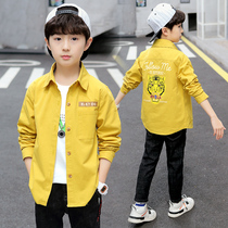 Boy Clothing Boy Shirt 2022 Spring Dress New Children Casual Ocean Air Great Boy Spring Autumn Long Sleeve Shirt Easy Tide