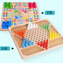 Checkers flying chess backgammon colosseum table games multi-functional adult chess childrens puzzle wooden toys