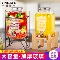 Coke bucket container cold bucket with faucet refrigerator sparkling wine glass bottle large capacity beverage bucket juice fruit tea bucket