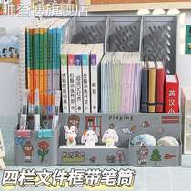 The bookshelf table on the table puts the students book stand simple rack G11736 childrens book office storage