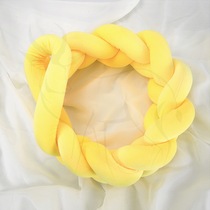 Braided winding twist braided shag wool ins twist knotted bed circumference crib fence soft bag baby anti-collision strip