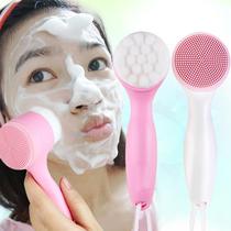 Mushroom brush hand wash face mask artifact soft hair cleanser face wash device clean face skin