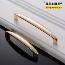 European gold door handle wardrobe cabinet drawer wine cabinet cabinet door handle