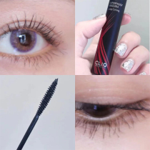 Feifei Wang with the same Clio Coleo Kill Lash red cap black tube mascara slim long curl lasting