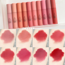 South Korea 3CE Velvet Face Lip Glaze female matte Mei Maserati seed pumpkin color daffodil rumors lipstick