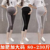 Gats up for overweight summer pregnant womens pants thin outside wearing underpants fashion Modale 70% small leggings 200 catty