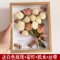Three-dimensional 3 hollow specimen frame A4diy handmade frame butterfly insect clay dried flower thickened display frame