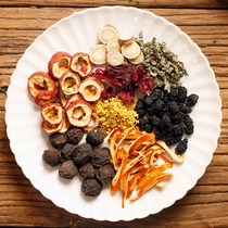 900 grams of authentic old Beijing sour plum soup raw material package Commercial beverage tea bag black plum dried Osmanthus non-sour plum powder