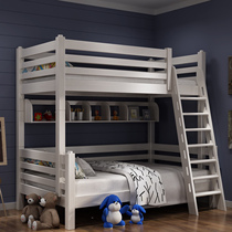 Colorful life all solid wood childrens high and low bed bunk bed simple style safe and environmentally friendly card house series
