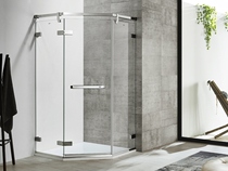 ROSERY Rose Island shower room 3C Crystal tempered glass inside and outside repair Ten Square series VV model