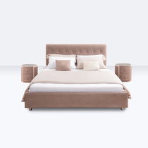 Moussgotia cloth bed Rhine Star BCG1-032 master bedroom double bed wedding bed Nordic simplicity