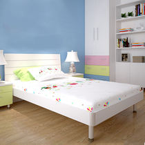 Red Apple furniture simple 1 2 1 5 m row skeleton plate type teen double bed E801-23