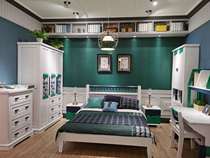 Multi Love Beech Wood Solid Wood Child Bed Boy Girl Teen Bed Simple Economy Single Bed DNA04-15