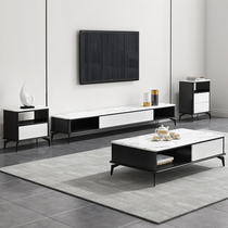Caro haute TV cabinet Tea Table Combination Ground Cabinet Storage furniture Small family Living room Modern minimalist TV enclosure