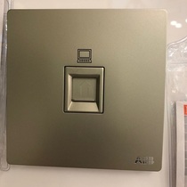 ABB Socket Computer Socket Home Office Socket Wall Power Socket Xuan Zhi Champagne Silver Super Class 5 Computer