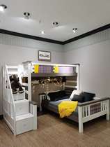 More love all solid wood children furniture youth childrens bed high and low bed mother bed staggered bed DNA707-12