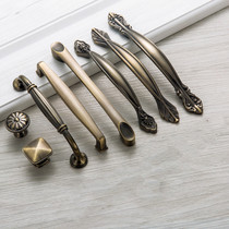 Cabera drawer wardrobe door handle black modern minimalist single hole Nordic American cabinet cabinet door handle