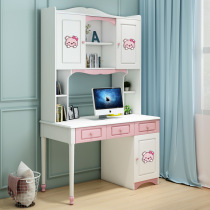 PA Bazaar new cartoon desk professional childrens computer desk right angle 1 2 m desk Environmental children bookshelf