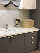 Norbeni quartz stone floor-to-floor bathroom cabinet Cabinet ceiling cabinet whole house custom L603) Kunming Red Star
