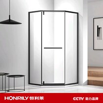 Ou Heng Lilai custom home shower room OT-8175 plane two sliding door bath room dry and wet separation partition