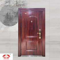 Dragon armor security door entry door entry door solid wood windproof mute home door mirror security installation LJPFM8