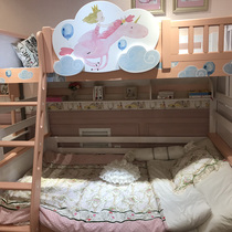 A-OK Favourite DNA536-12 Children Up And Down Bed Pink Comfort Children Furniture Unicorn