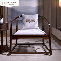 Nanyang Dick home grass wood coffee table round simple modern leisure tea chair practical grade
