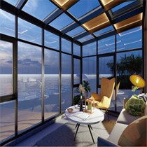 Ye Yangyang Guangfang FenAluminum Broken Bridge Aluminum Villa Aluminum Wood Doors And Windows Seal Balcony Steel laminated glass house
