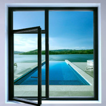 Ouzhe casement window CP60 tempered glass balcony window soundproof heat insulation doors and windows broken bridge casement window