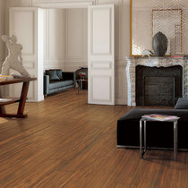 KT tile Black Sea walnut wood grain brick Living room bedroom imitation floor Floor heating Suitable for imitation solid wood non-slip wear-resistant