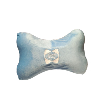 Silk blue sky blue car neck pillow memory cotton bone headrest driver driving four seasons cervical pillow