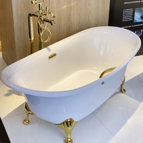 TOTO pearlescent independent bathtub PPY1806HPWN golden cat foot bath tub 1 8 m silver imperial concubine bathtub