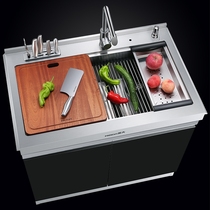 Beauty big integrated sink MJS-900S integrated sink integrated kitchen sink double trough home (with tap