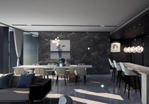 Kunming city Nobel tile 750x1500 rock slab large slab living room floor tile wall tile TV background wall