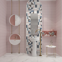 Nobel Cezanne impression marble tile Cherry pollen whole house wall universal non-slip wear-resistant modern simple style