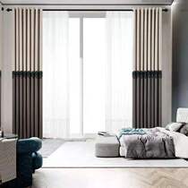 High-end atmosphere modern light luxury Nordic color curtains living room bedroom 2021 new