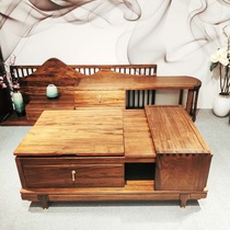 Ink sen dao Wood modern minimalist home rectangular tea living room tea small coffee table 17706