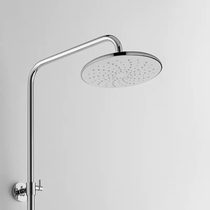 Huida bathroom all copper household new single double control straight pipe shower 9 inch big top spray HWB5005-P01CP