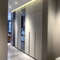 European style simple series light luxury environmental protection density board film whole house non-standard custom cabinet board European TV cabinet wardrobe