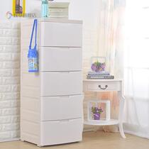 Thicken drawer type container cabinet locker 45cm wide baby wardrobe childrens cabinet five bucket