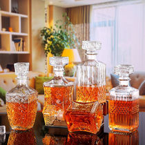 Sealed crystal glass wine bottle red wine decanter white wine storage bottle separate bottle bottle bottle wine bottle bottle